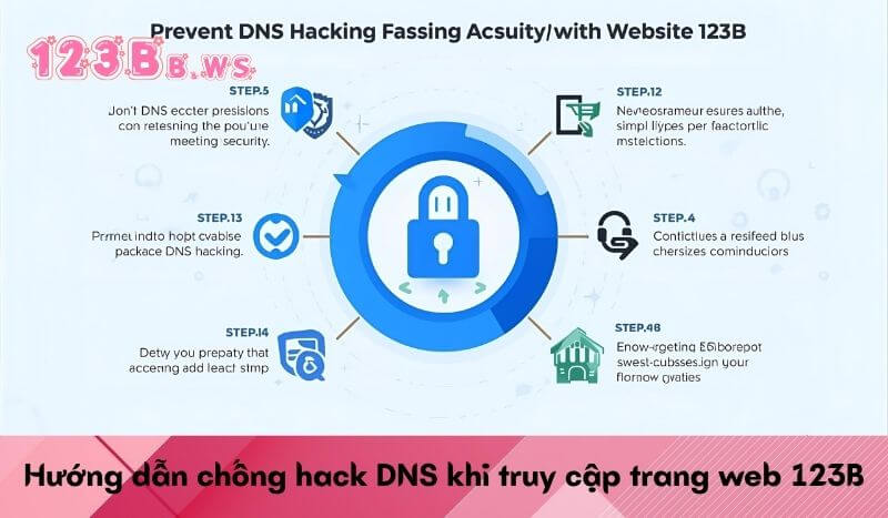 Hướng dẫn chống hack DNS khi truy cập trang web 123B