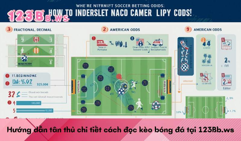 Hướng dẫn tân thủ chi tiết cách đọc kèo bóng đá tại 123Bb.ws